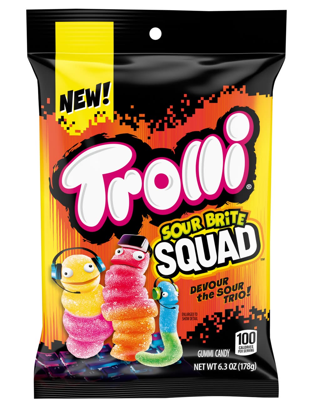 Trolli Sour Brite Squad Gummy Candies (6.3 oz)