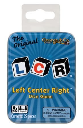 George & Co. Original Lcr Dice Game