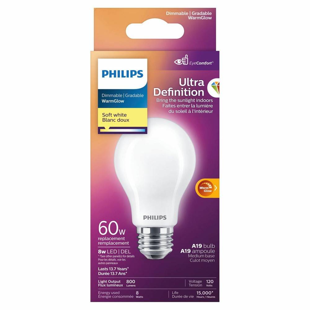 Philips Led Ultra Definition 60w A19 Soft White Delivery Near Me
