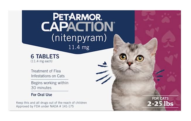 PetArmor Cats Oral Flea Treatment Capaction 11.4mg Tablets (6 ct)