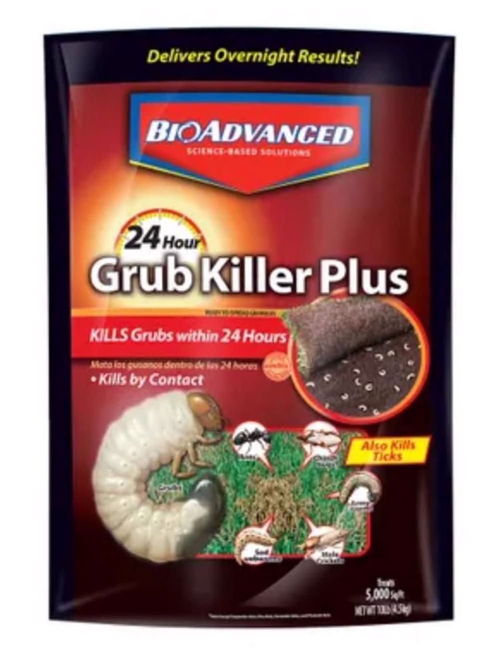Bioadvanced 24 Hour Grub And Insect Control Granules 10 Lb