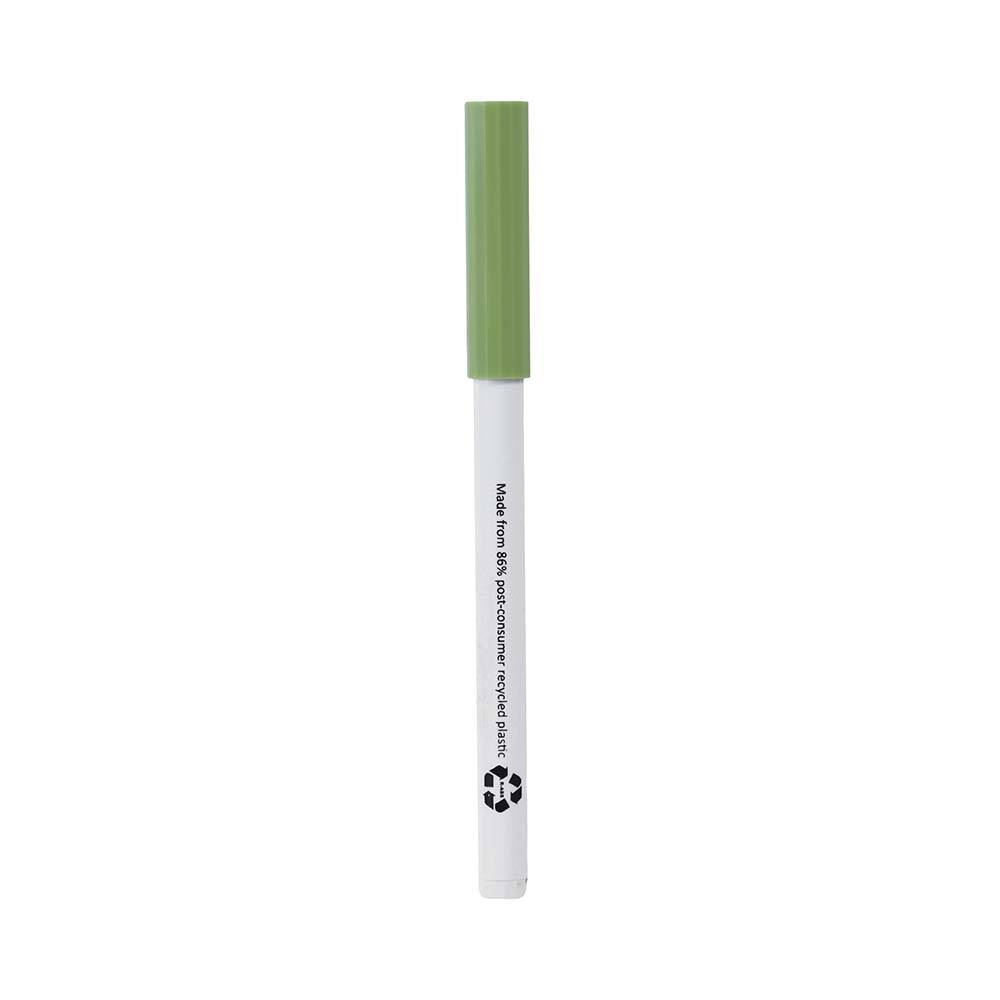Miniso pluma con tapa verde eco friendly (1 pieza)