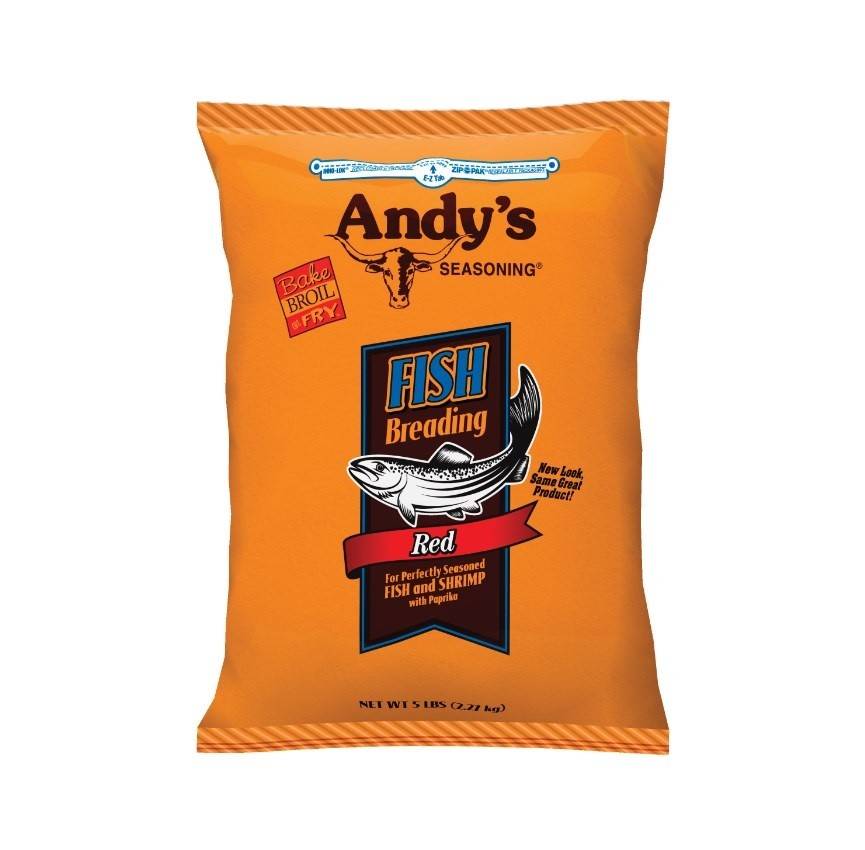 Andy's - Red Fish Breading - 5 lb Bag