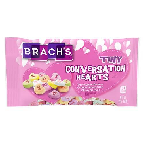 Order Brach's Tiny Conversation Hearts Valentine Candy - 7.0 oz food online from Walgreens store, Kingman on bringmethat.com