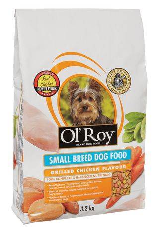 Ol' Roy Ol'roy Small Breed Dog Food, Grilled Chicken Flavour (3.2 kg)