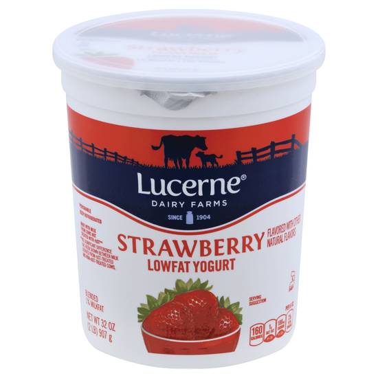 Lucerne Yogurt Lowfat Strawberry Flavored (32 oz)