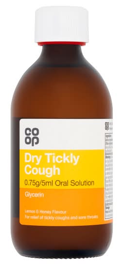 Co-op Lemon-Honey, Dry Tickly Cough Oral Solution (300ml)