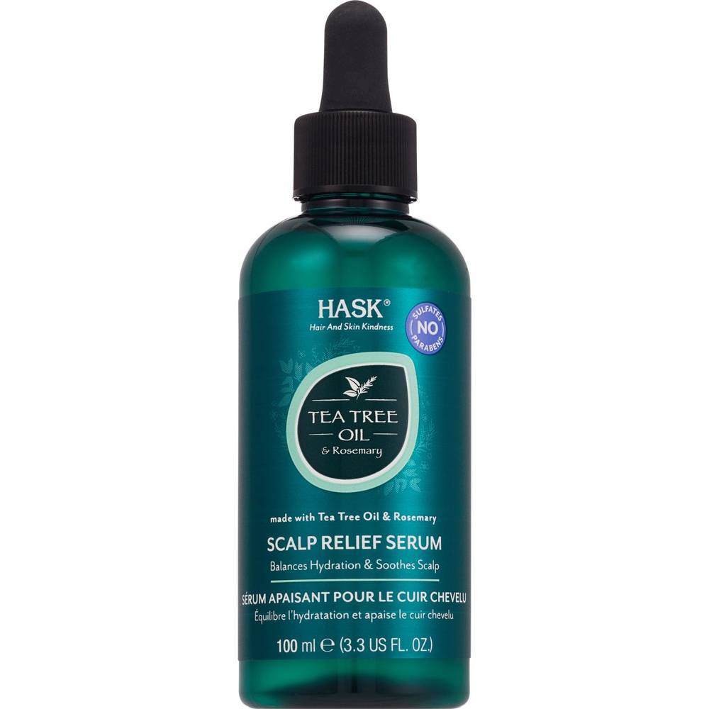 Hask Tea Tree Oil Scalp Relief Serum, Rosemary (100 ml)