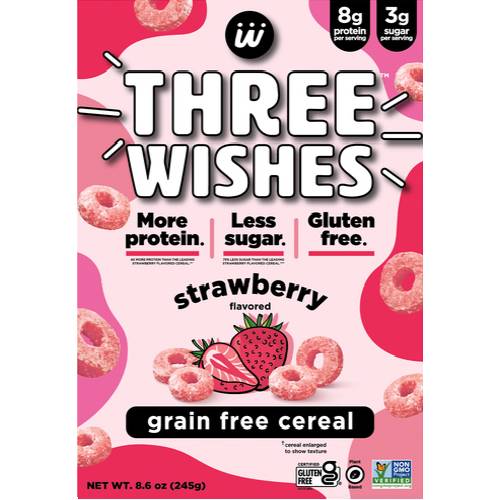 Three Wishes Strawberry Grain Free Cereal
