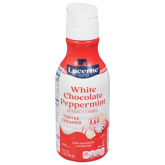 Lucerne White Chocolate Peppermint Coffee Creamer (32 fl oz)