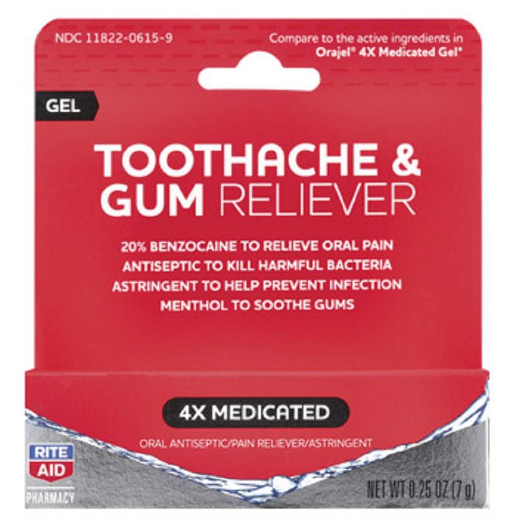 Rite Aid Severe Toothache & Gum Relief Gel