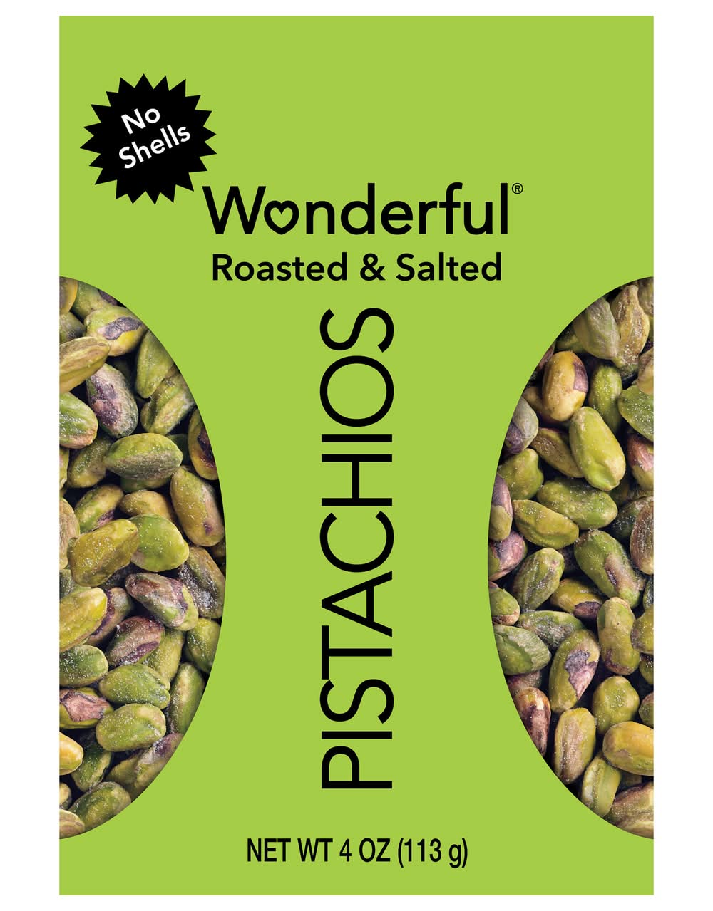 Wonderful Pistachios, Roasted & Salted (4 oz)