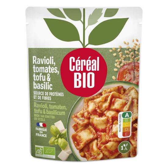 Ravioli Tofu Basilic Bio 267g CEREAL BIO