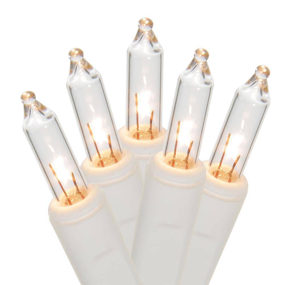 Holiday Living 100 -Count 20.62-ft White Incandescent Plug-In Christmas String Lights | L1100119CU12