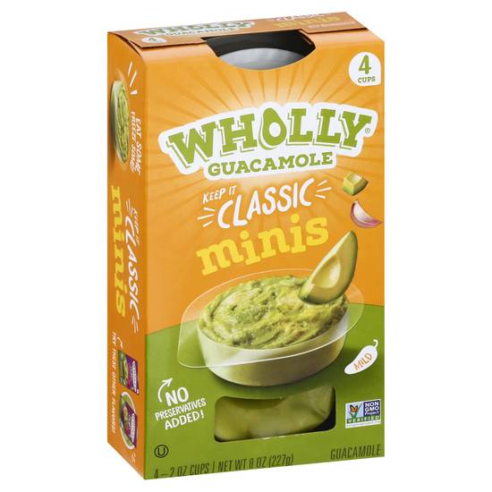 Wholly Minis Mild Guacamole (4 ct)