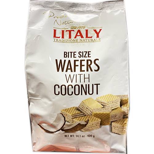 Litaly Coconut Bite Size Wafers (400g)