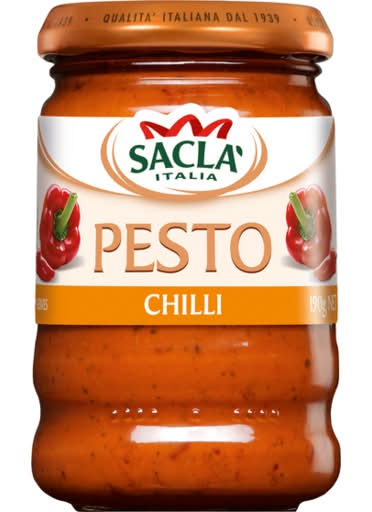 Sacla Pasta Sauce Chilli Pesto 190g