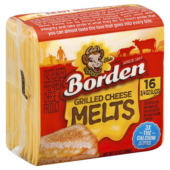 Borden Grilled Cheese Melts Pasteurized Prepared Cheese (16 ct)