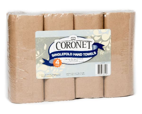 Coronet Singlefold Hand Towel, 10.25 x 9.126 inch (1000 ct)