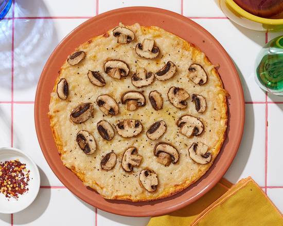 Vegan Recharge Mushroom Pizza