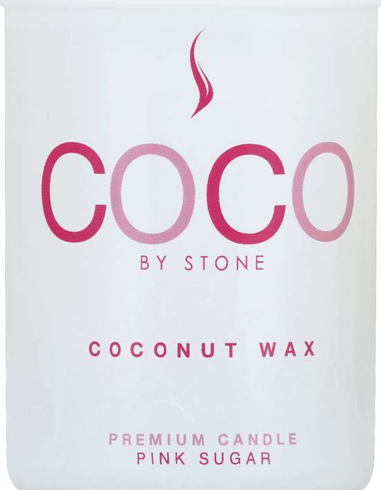 Coco By Stone Pink Sugar Coconut Wax Candle (6.5 oz)