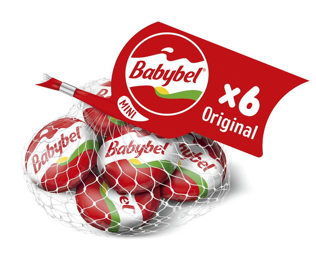 Babybel - Queijo mini, embalagem de 6x20g