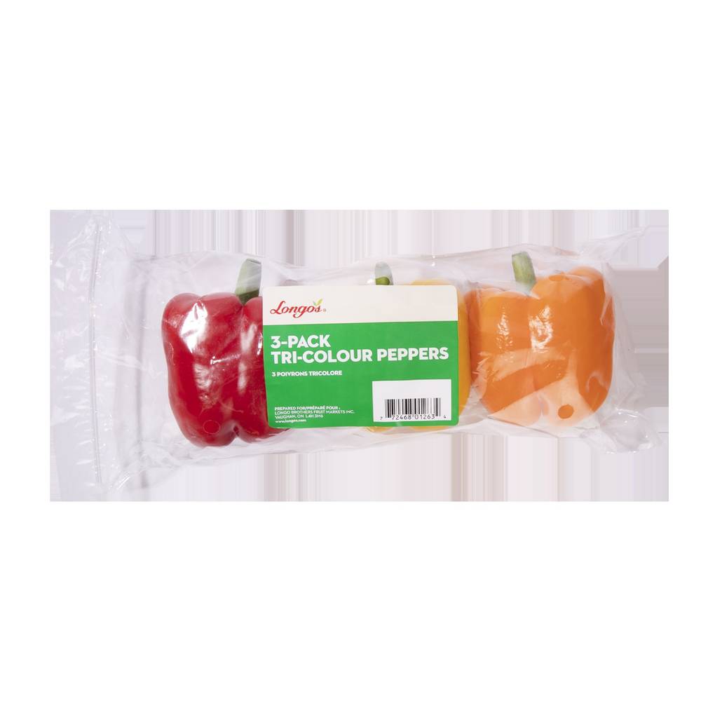 Longo's Tri Colour Peppers (3 ct)