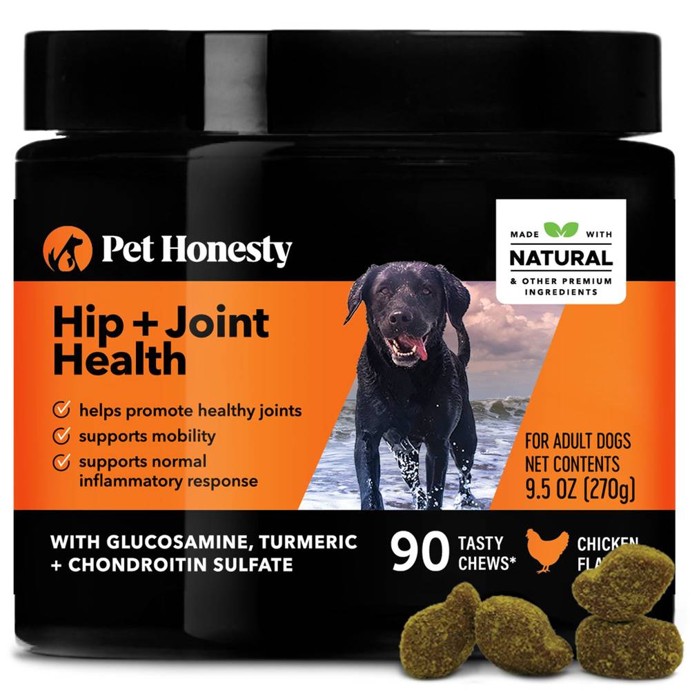 Pet Honesty Hip & Joint Health Adult Dog Soft Chews (chicken)