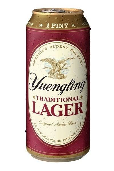 Yuengling Domestic Amber Lager Beer (16 fl oz)