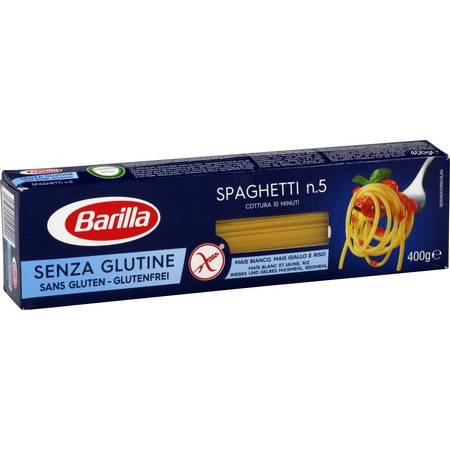 Pâtes Spaghetti n°5 sans gluten BARILLA - le paquet de 400 g