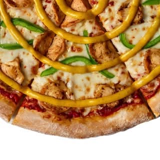 Pizza Chicken Curry Mango