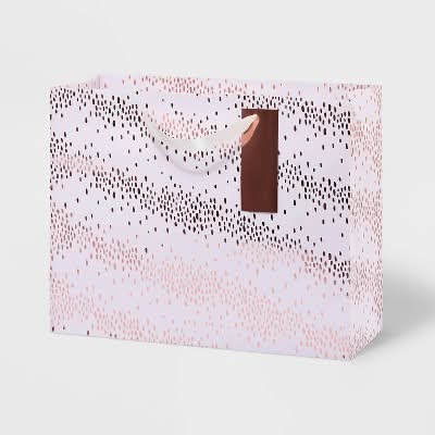 Spritz Scatter Dot Gift Bag, Pink