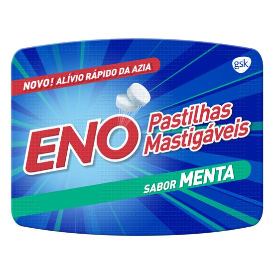 Haleon antiácido eno pastilhas mastigáveis sabor menta (4 unidades)