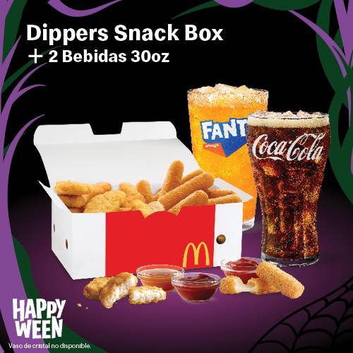 Dippers Snack Box y 2 Bebidas