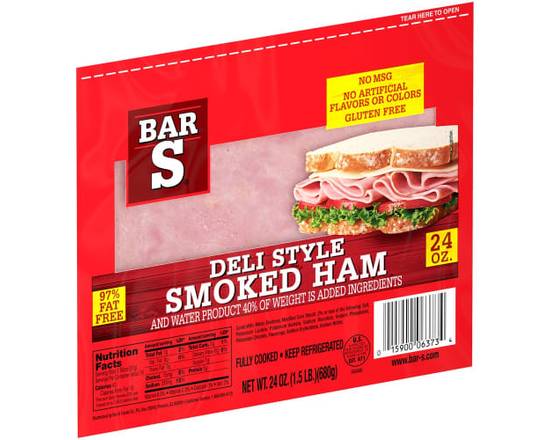 Bar S · Deli Style Smoked Ham (24 oz)