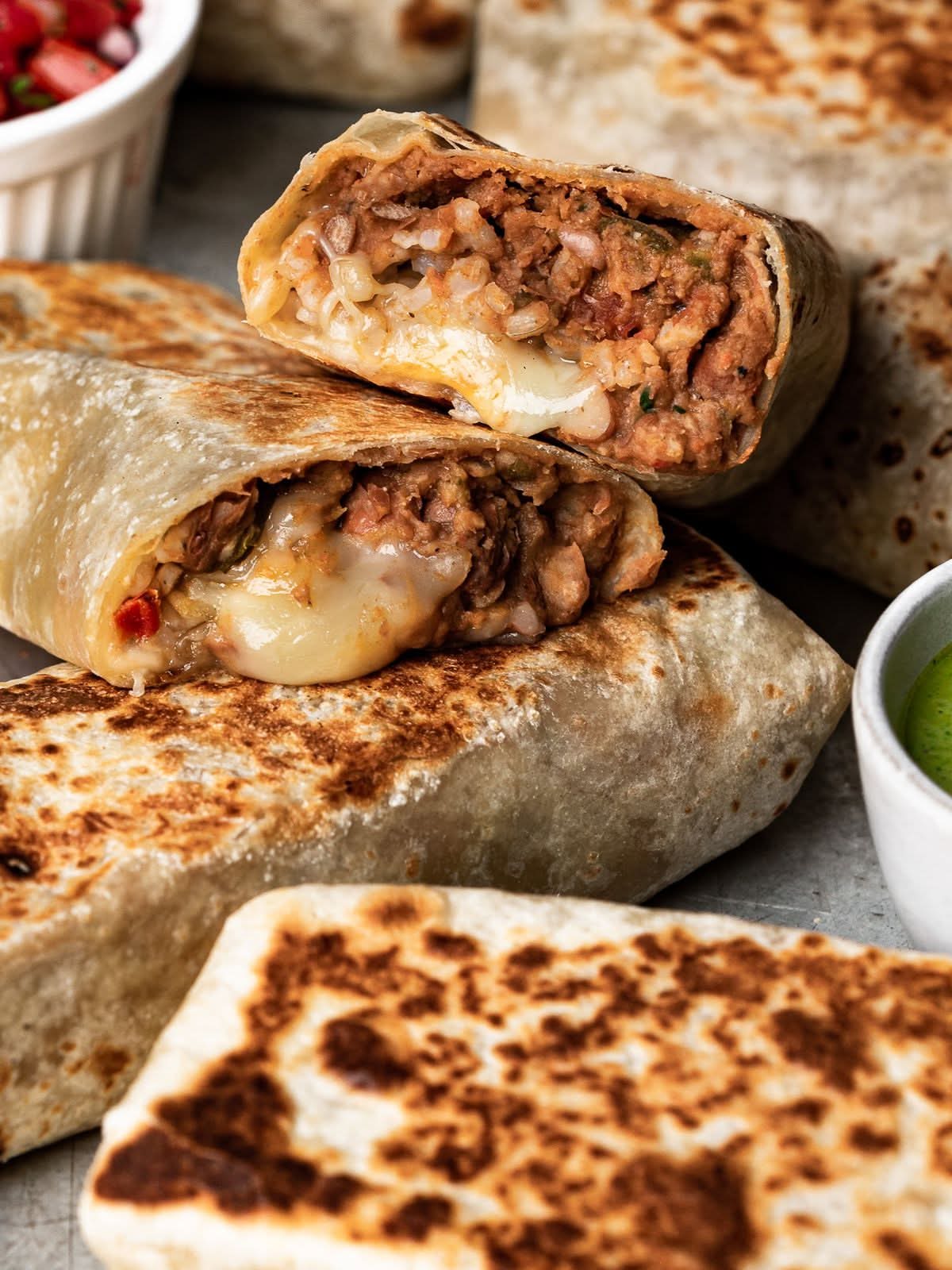 Burrito  Asada con Tocino