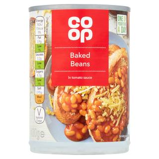 Co-op Baked Beans in Tomato Sauce 400g (Co-op Member Price £0.49 *T&Cs apply)