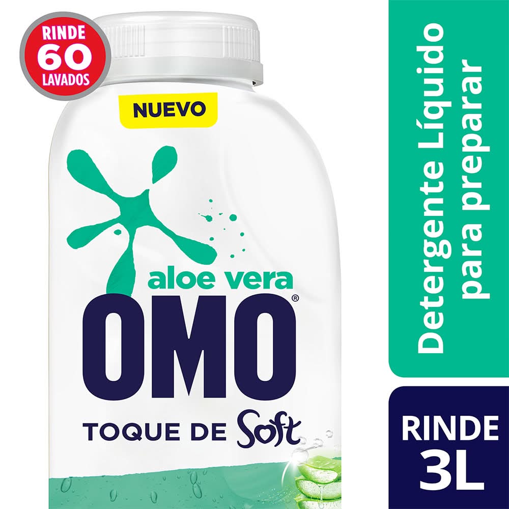 OMO · Detergente liquido para preparar - Aloe Vera (500 ml)