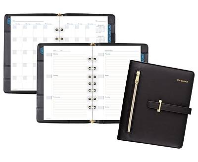 Undated AT-A-GLANCE 5.5 x 8.5 Planner, Fashion Starter Set, Assorted Colors (DR1118-040)