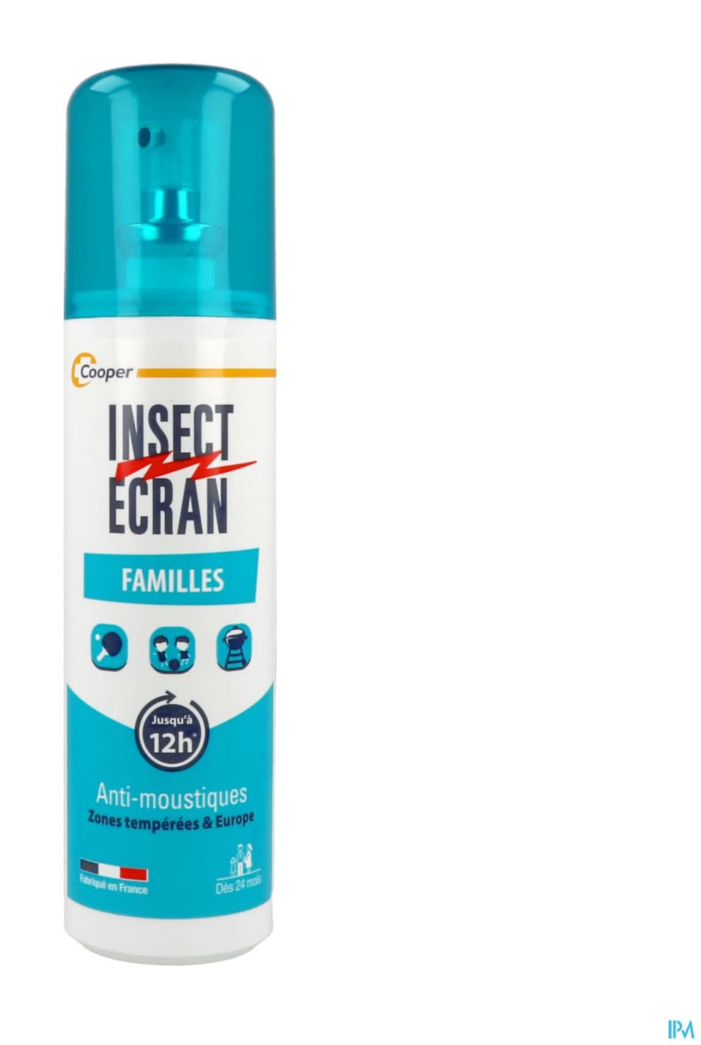 Cooper Insect Ecran Repulsif Peau Famille Spray 100ml