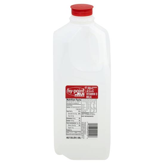 Hy-Point Farms Whole Vitamin D Milk (0.5 gal)