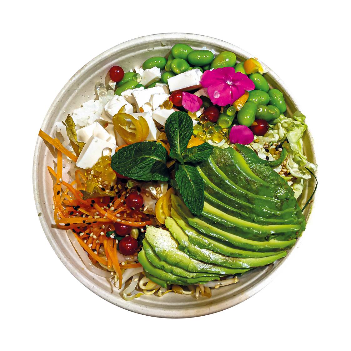Poké bowl végétarien🍜
