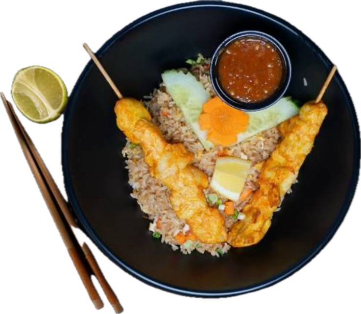 Riz thaï satay