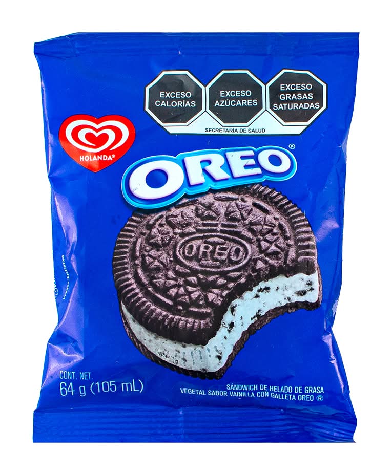 Mordisko · Helado sándwich de galleta oreo, vainilla (105 ml)