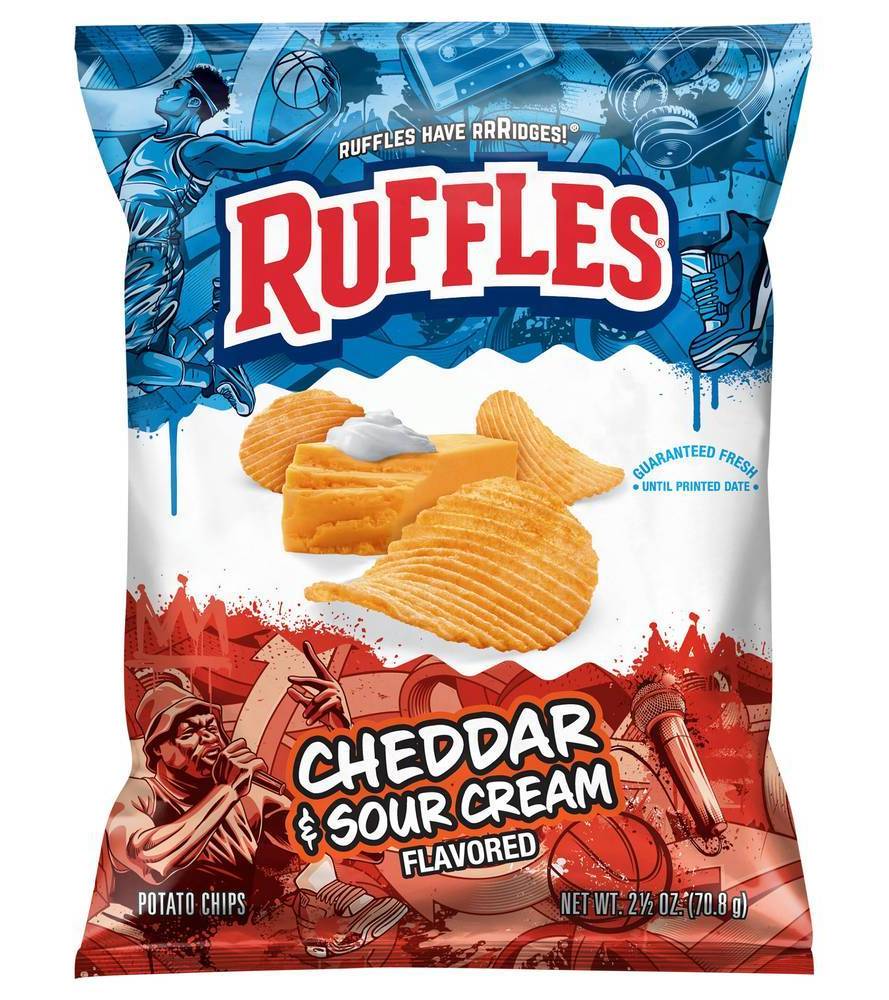 Ruffles Cheddar & Sour Cream Flavored