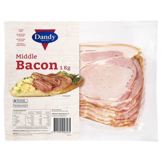 Dandy Middle Bacon 1kg