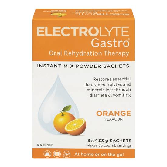 Electrolyte Gastro Orange (8x4.9g)