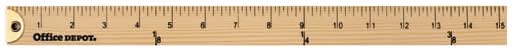 Office Depot Natural Brand Wooden Yardstick 36 Inch