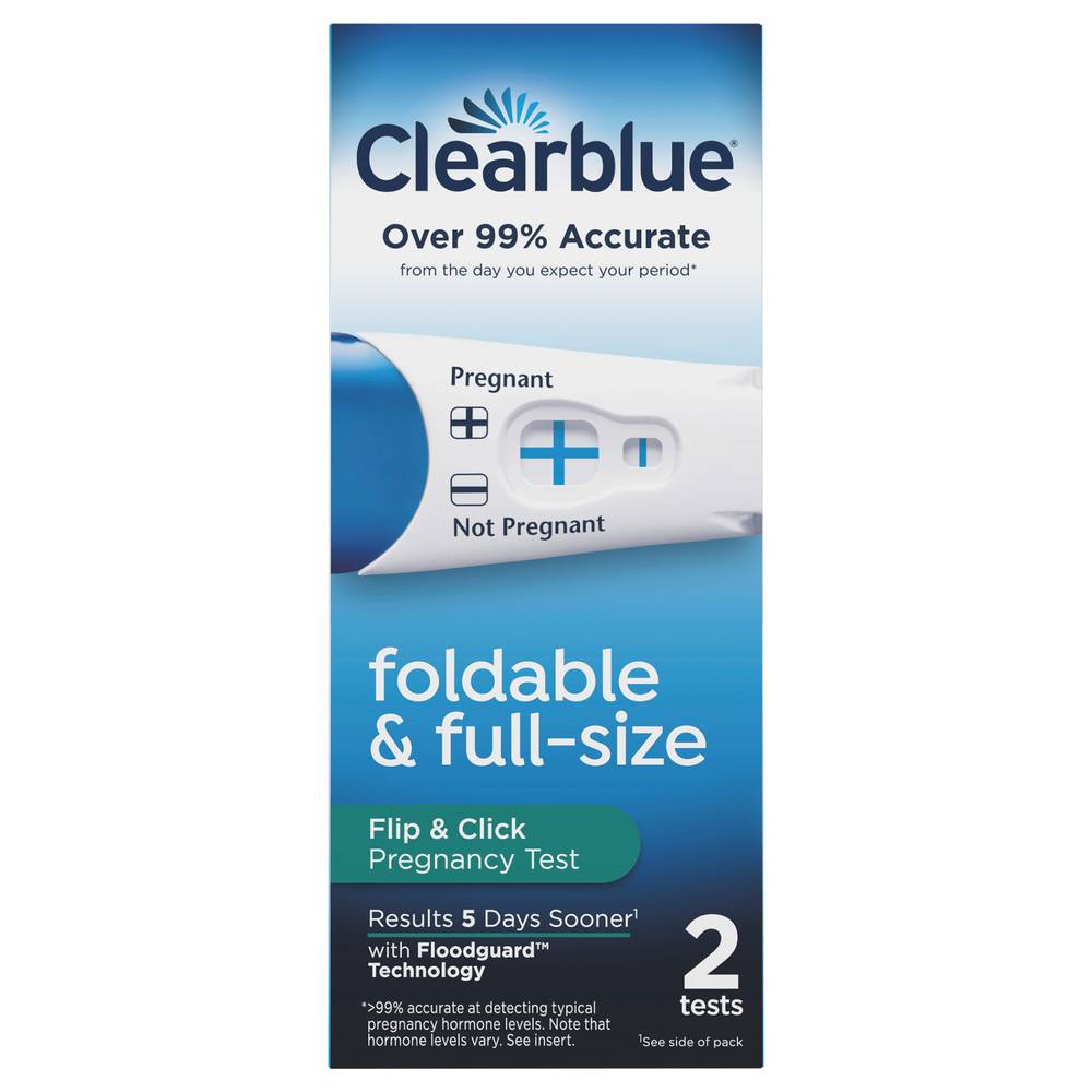 Clearblue Flip & Click Pregnancy Test (2 ct)