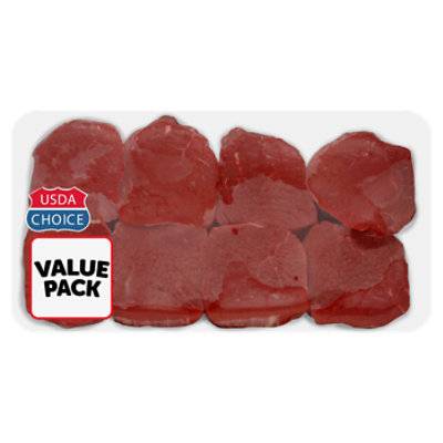 Usda Choice Beef Eye Of Round Steak Value pack